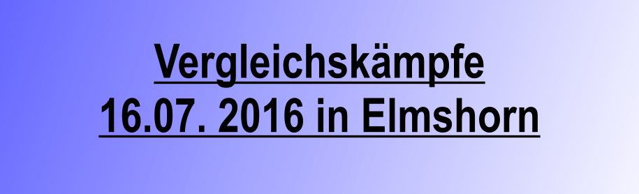 Vergleichskmpfe 16.07. 2016 in Elmshorn