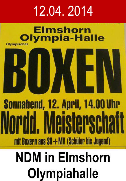 12.04. 2014 NDM in Elmshorn Olympiahalle